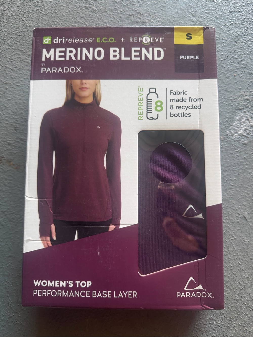 “New” Paradox Women’s Merino Blend Performance Top sizeS